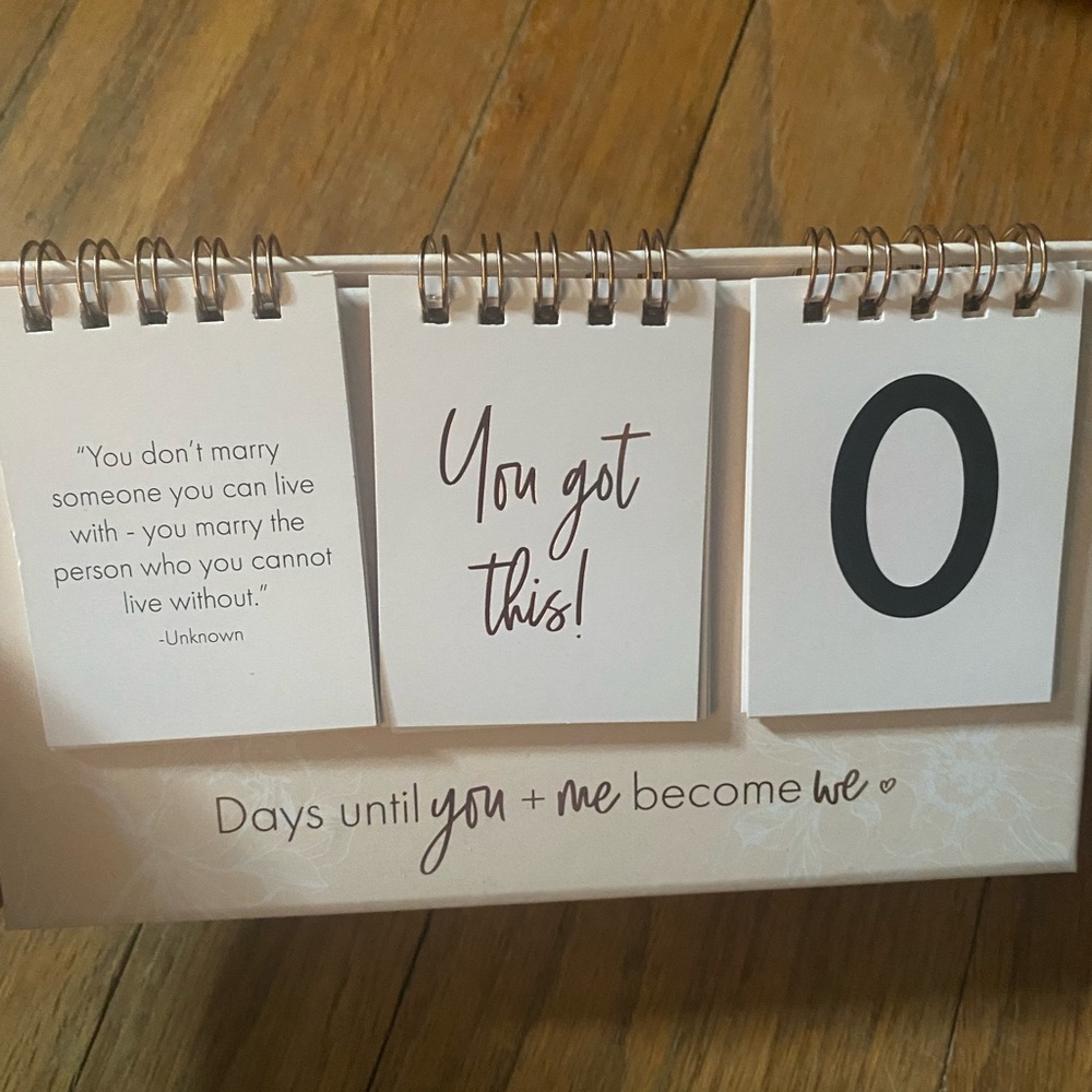 Countdown calendar
